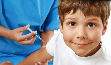 Virus vaccination of the human papillo